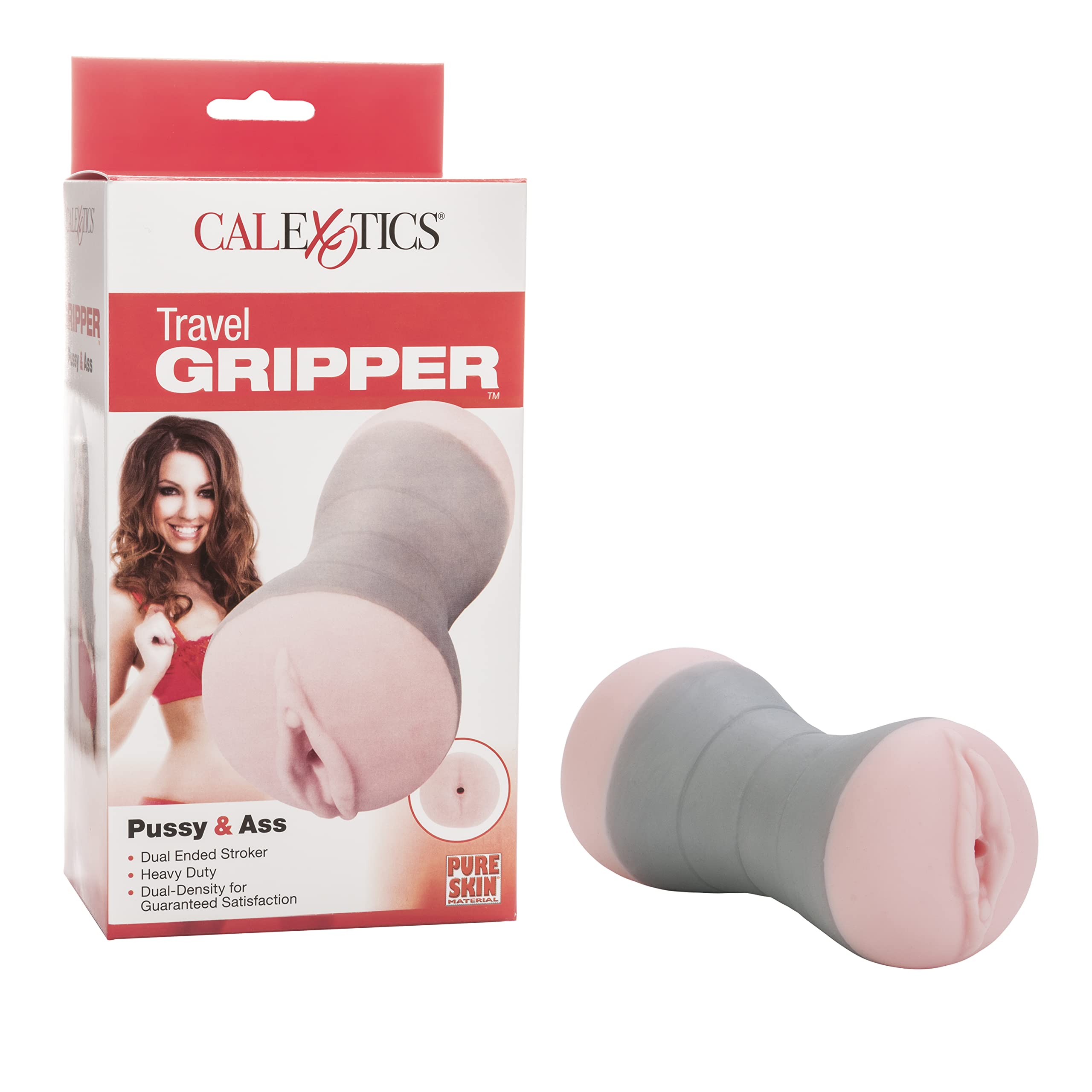 California Exotic Novelties Travel Gripper Pussy & Ass Pink