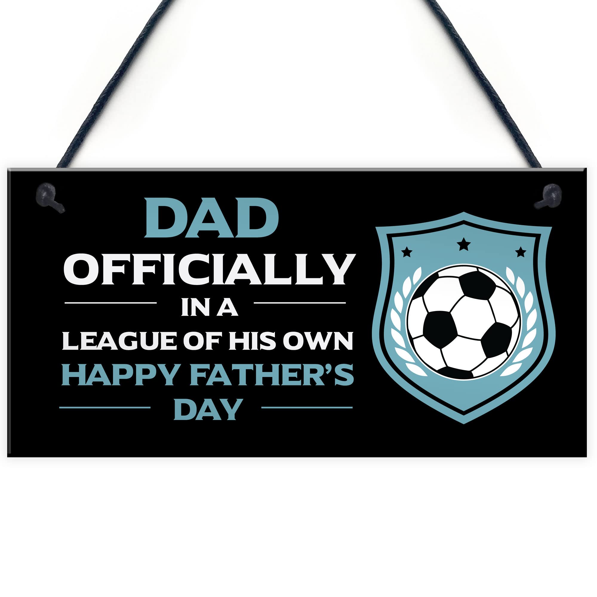 Red Ocean Dad Gift For Fathers Day Funny Football Sign Novelty Gift For Daughter Son Keepsake