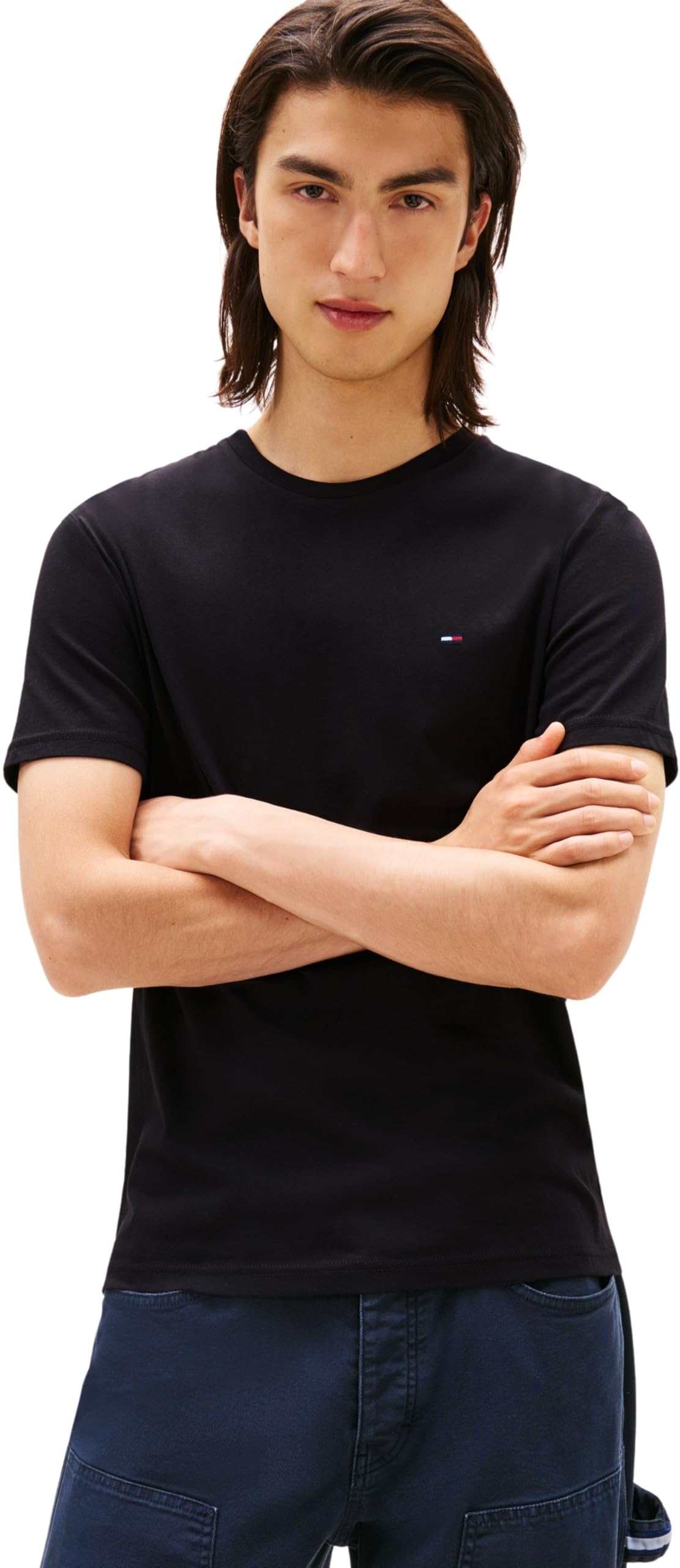 Tommy Jeans Camisetas de Manga Corta Pack de 3 Hombre de algodón
