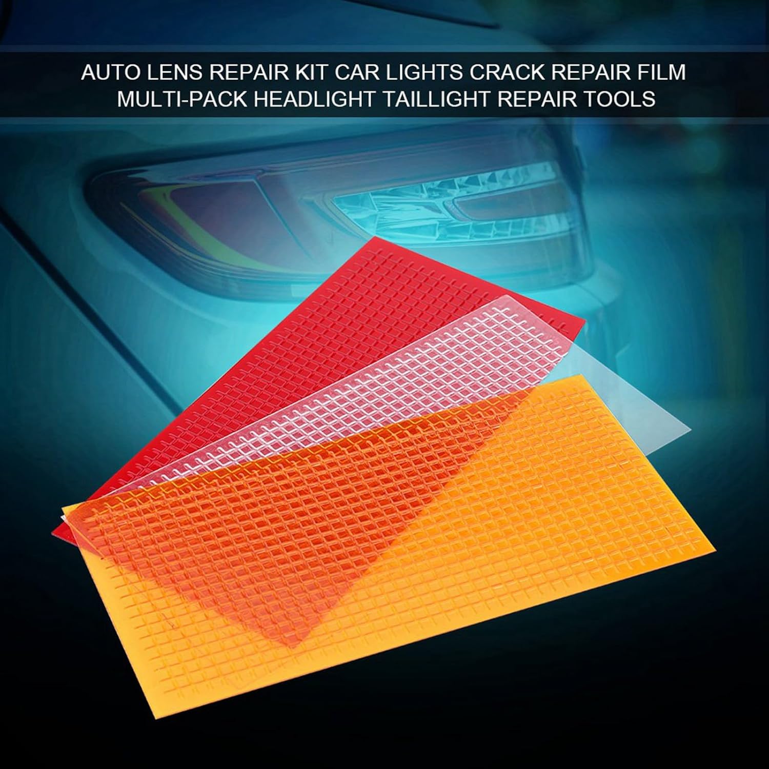 Auto Lens Repair Kit for Car Headlight and Taillight Crack Repair Film Multi-Pack Tools
