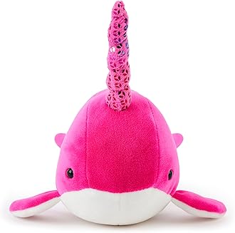 Zappi Co Children's Soft Cuddly Plush Toy Animal - Perfect Perfect Soft Snuggly Playtime Companions for Children (12-15cm /5-6") (Narwhal)