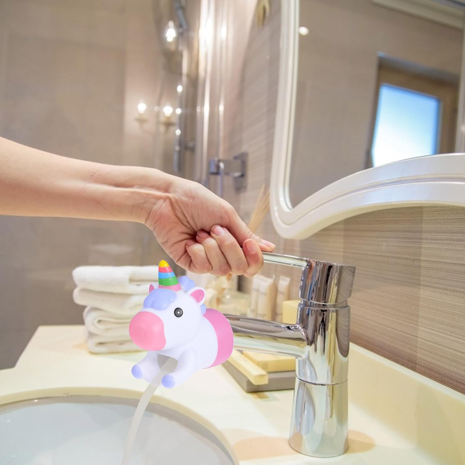 jojofuny 1pc Extender Water spout Cover Bath spout Cover Faucet Safety Guard Bath tub Toddler Bath tub tub Toddler tub Sink Faucet Bath tubs for Baby Bathtub Animal PVC