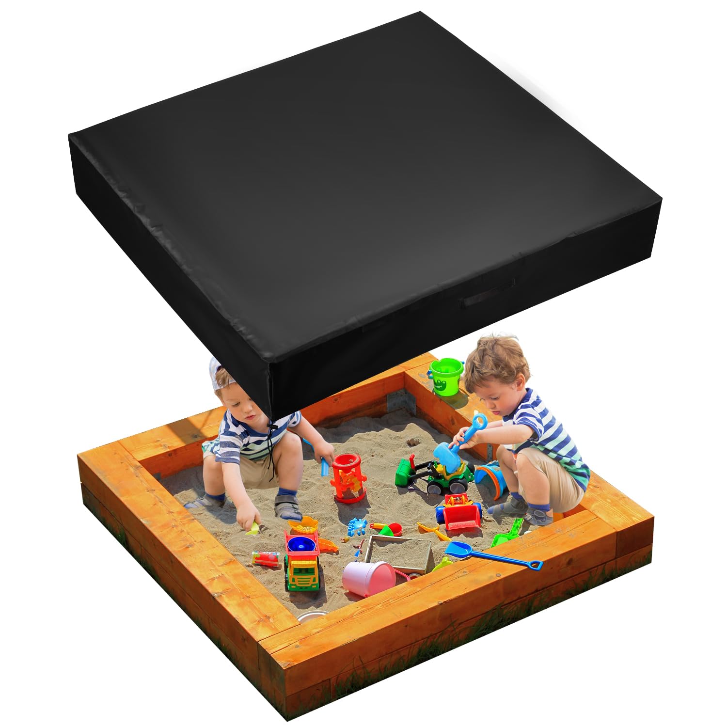 Amazon.com: Square Sandbox Cover, Waterproof Sand Box Cover