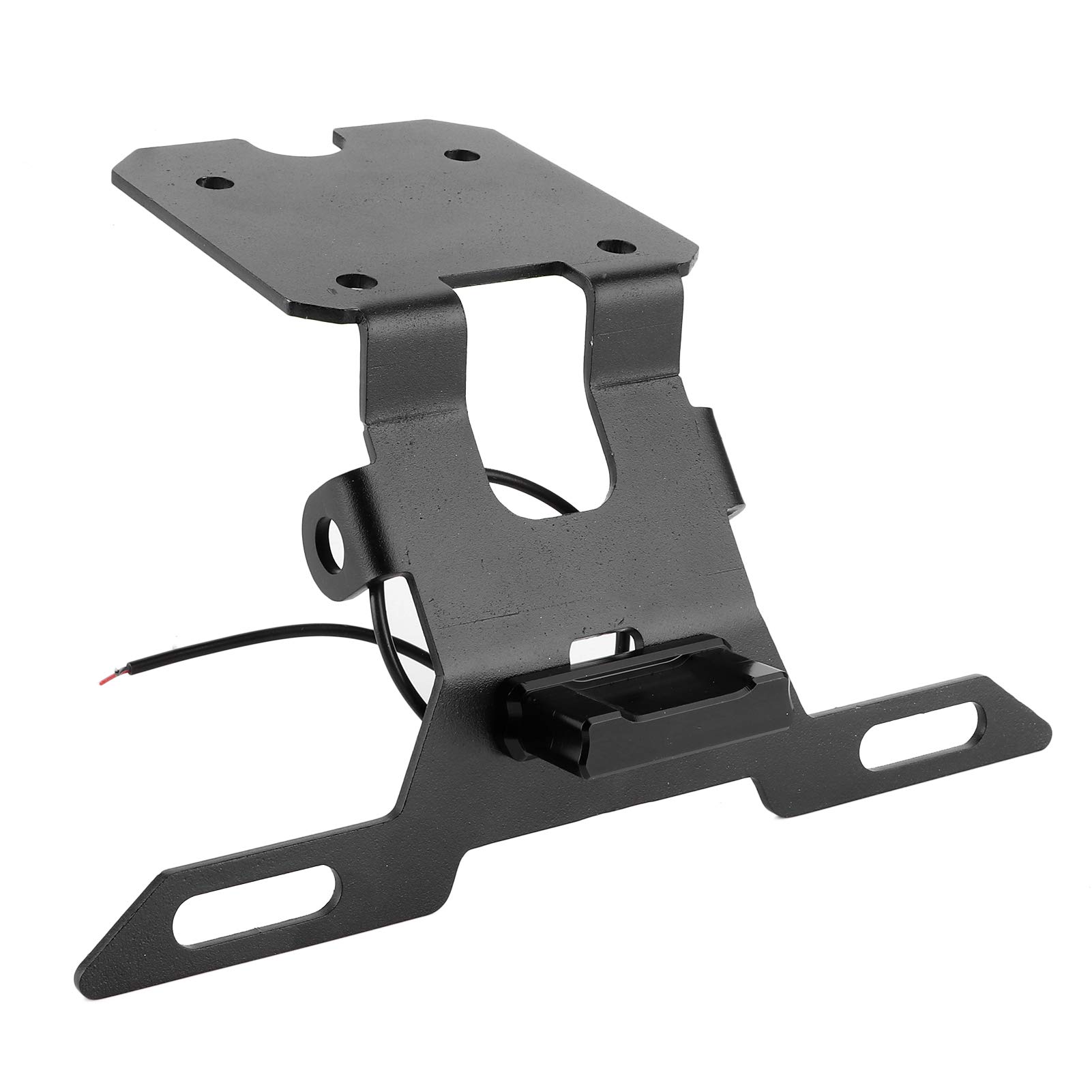Support de Plaque d'immatriculation de Moto, Support de Plaque d'immatriculation Queue Rang¨¦e Garde-Boue ¨¦liminer avec Lumi¨¨re LED Support de Plaque d'immatriculation de Moto Cadre de Plaque d'