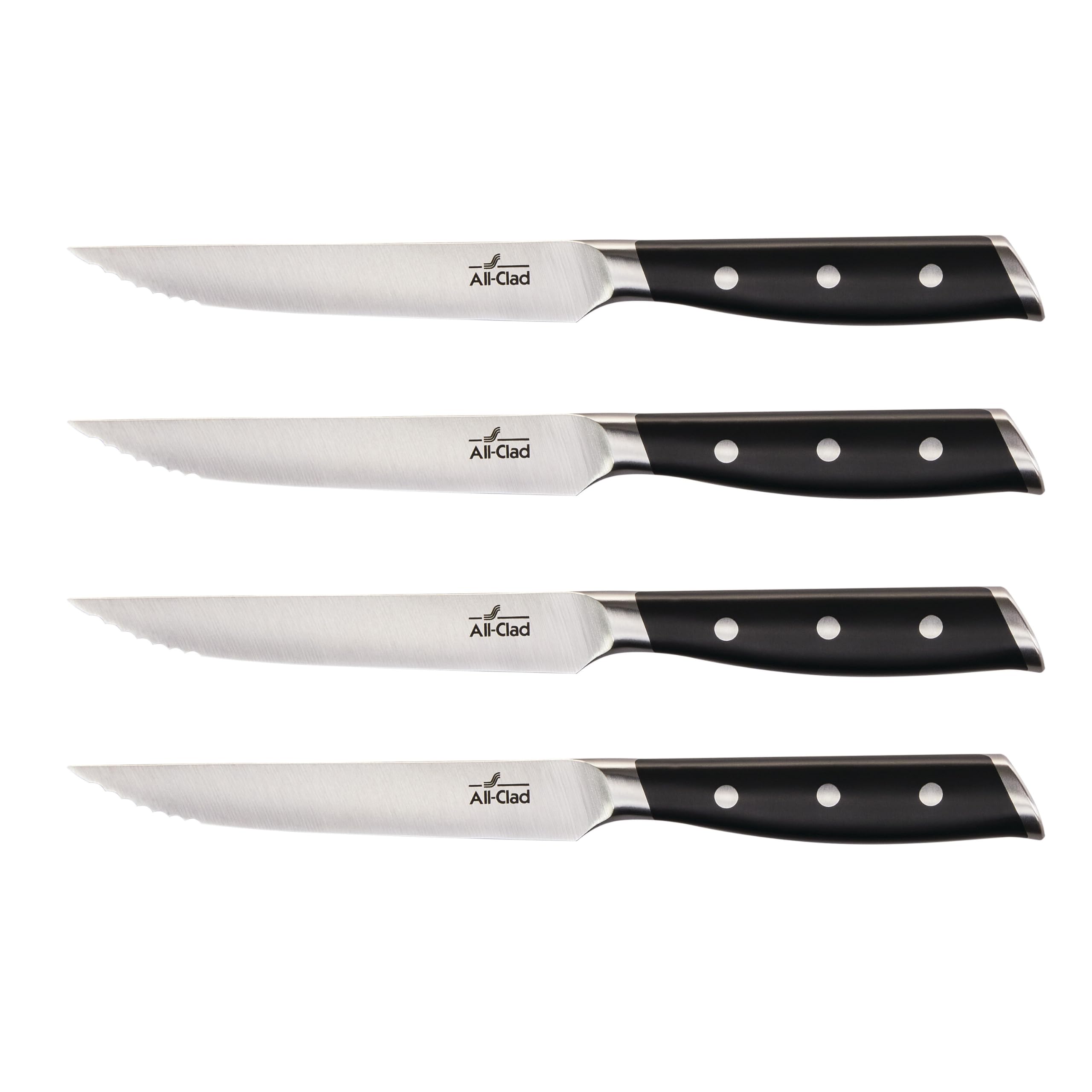 All-Clad Forged German Stainless Steel Steak Knife Set, 4 piece
