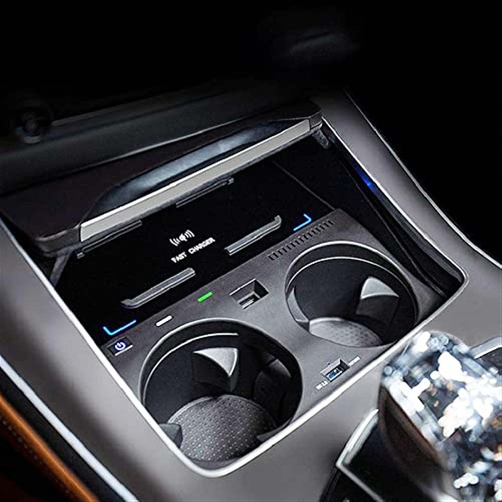 Bezprzewodowa ładowarka samochodowa 15 W uchwyt do ładowania Qi do telefonu, dla BMW, X5 G05 X6 G06 2019-2021 podstawka z panelem szybkiego ładowania, dla Samsung Samochodowa płyta ładująca