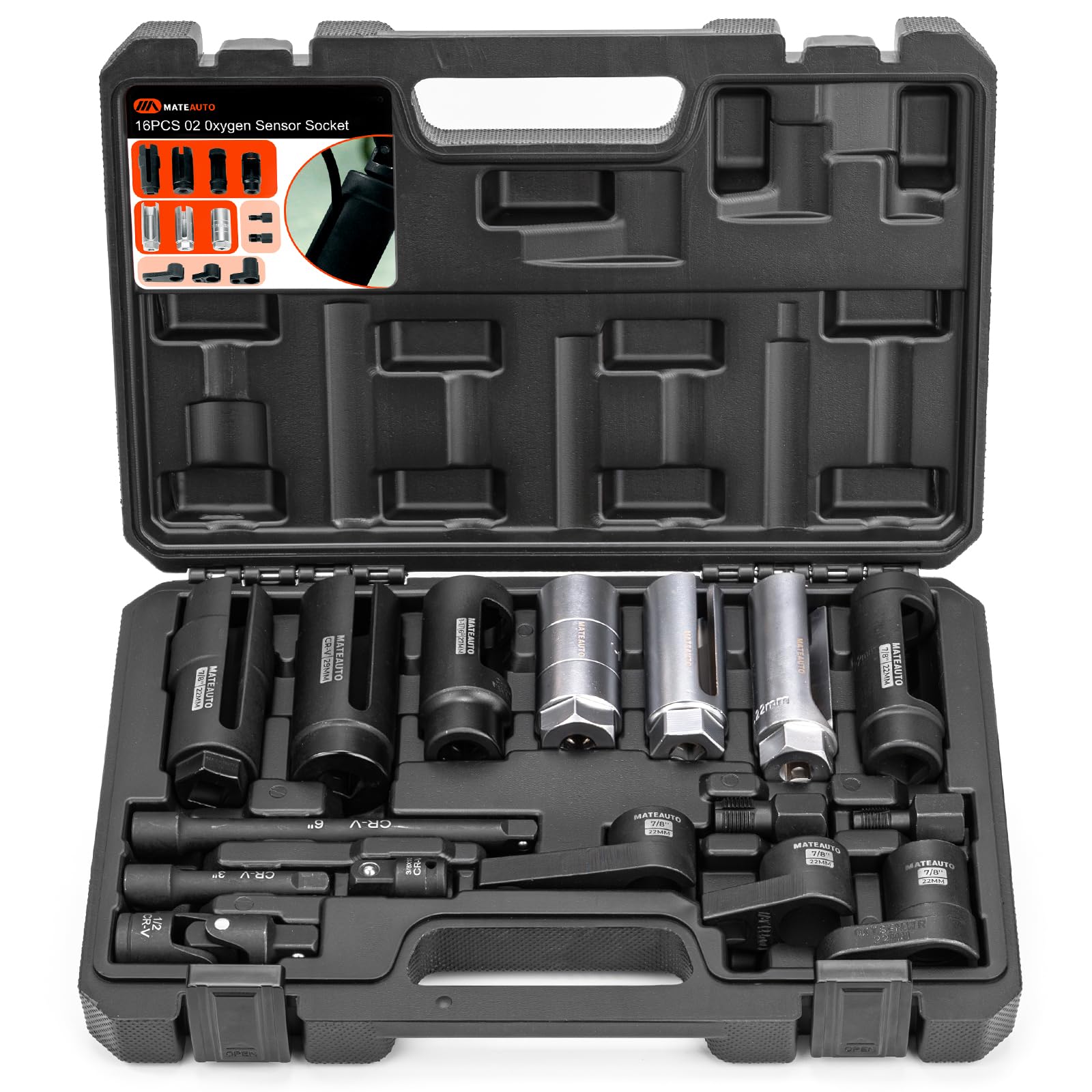 MateAuto Oxygen Sensor Socket Set - oxygen sensor removers | Mubboo