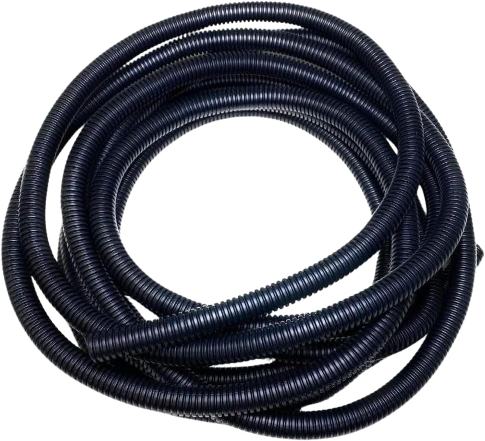 Black Corrugated Conduit Split Plastic Flexible Cable Tidy Solution Tube Trunking 13mm - 5m