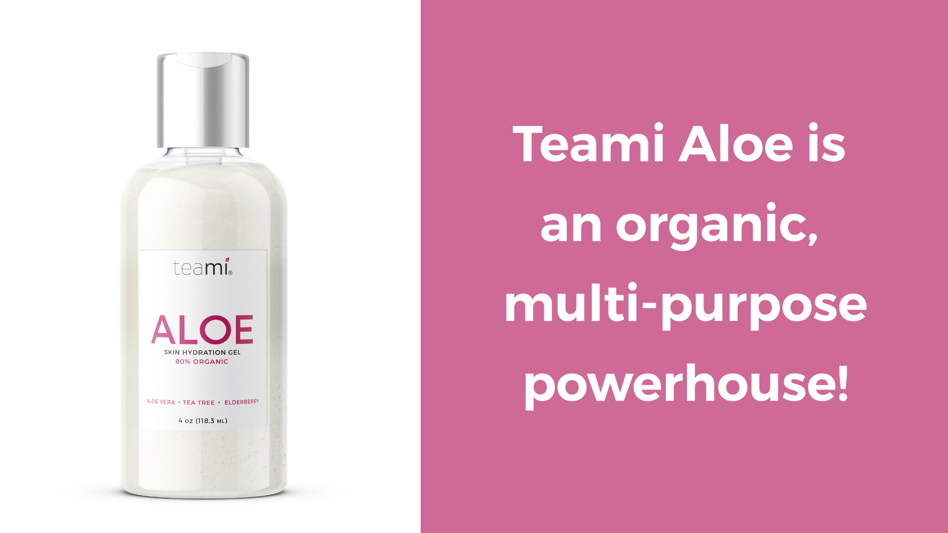 teami aloe skin hydration gel