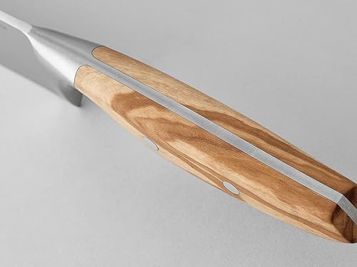 Vista 20 de Wüsthof AMICI - Cuchillo Santoku de borde hueco de 7 pulgadas, color marrón