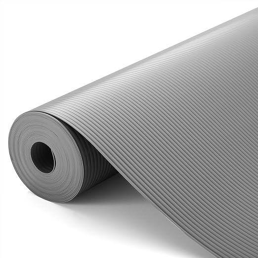 Glotoch Premium Grey Shelf Liner 17.5" x 30 ft. Non