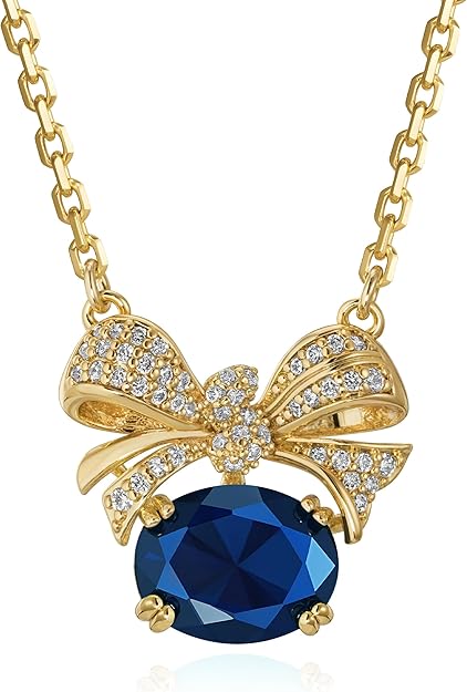 Fettero Gold Necklace for Women - 14K Plated Dainty Gold Necklaces Cute Charm Pendant Trendy Necklaces for Women Jewelry