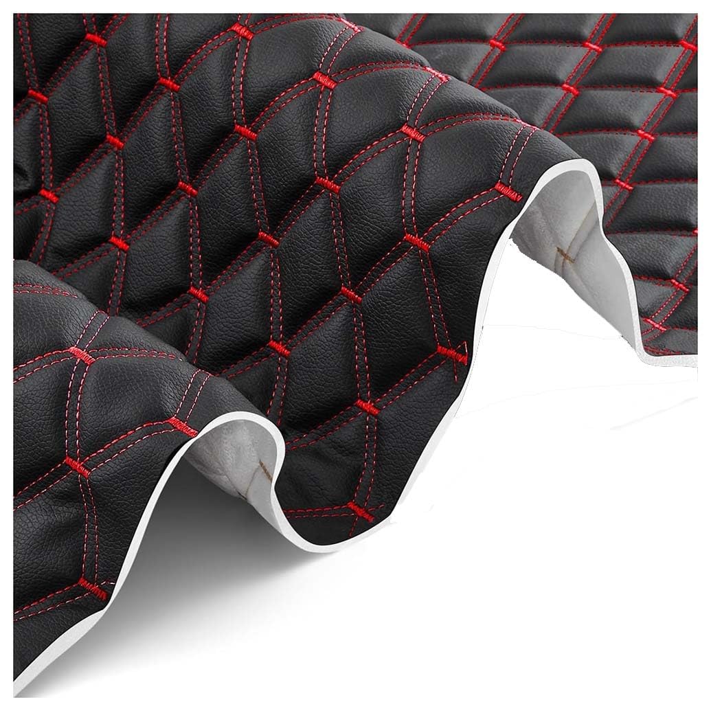 Simili cuir pour patchwork DIY bow craft applique matelassé noir 1,6X3m - 8
