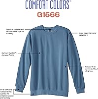 Vista 2 de Comfort Colors Sudadera de cuello redondo para adultos, estilo G1566