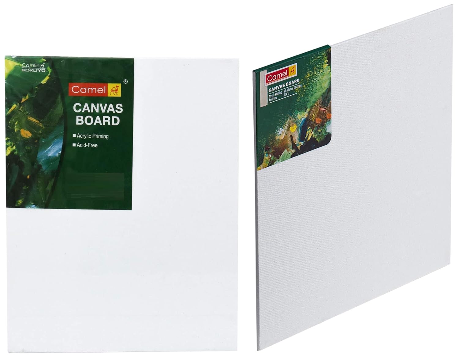 Camel Camlin Kokuyo Canvas Board, 30cm x 40cm & Camel Canvas Board