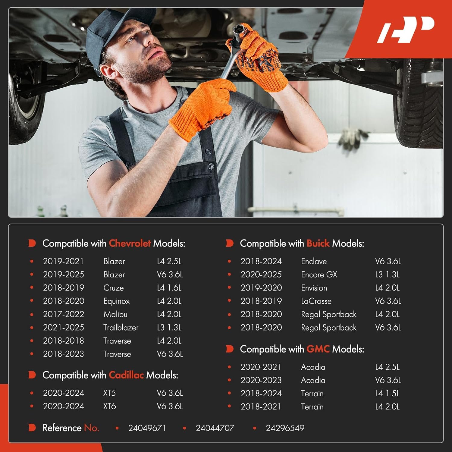 A-Premium Automatic Transmission Valve Body Cover with Gasket Compatible with Chevy Equinox, Malibu, Cruze, Traverse, Blazer & GMC Terrain, Acadia & Buick LaCrosse, Enclave & Cadillac XT5, XT6