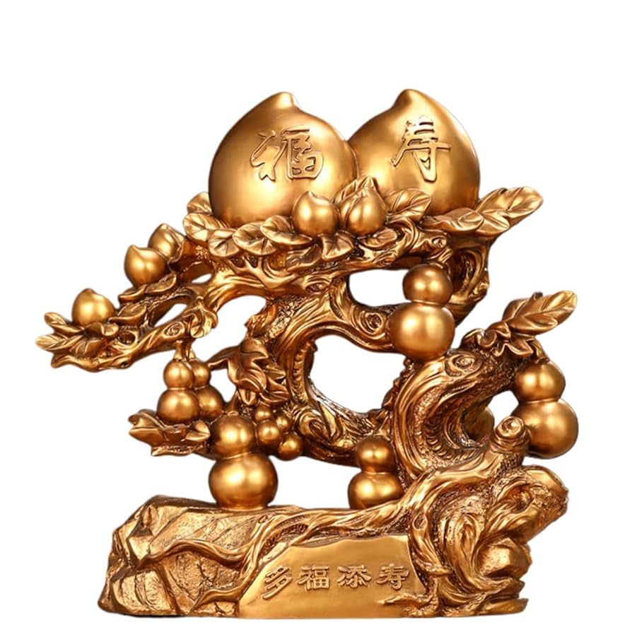 壽桃 Amazon.com: 寿桃Fortune Statue Peach Ornaments Birthday