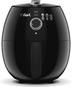 T-Fal Air Fryer Essential, 3.2 Litre / 3.4 Quarts, 1200W, Air Fryer, Grill, Roast, Bake, Perfect Size, Oil-less, Non-stick