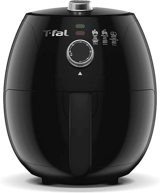 T-Fal Air Fryer Essential, 3.2 Litre / 3.4 Quarts, 1200W, Air Fryer, Grill, Roast, Bake, Perfect Size, Oil-less, Non-stick