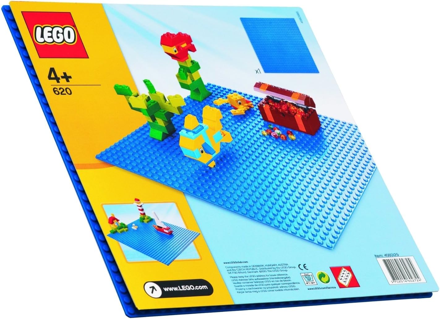 LEGO Blue Building Plate
