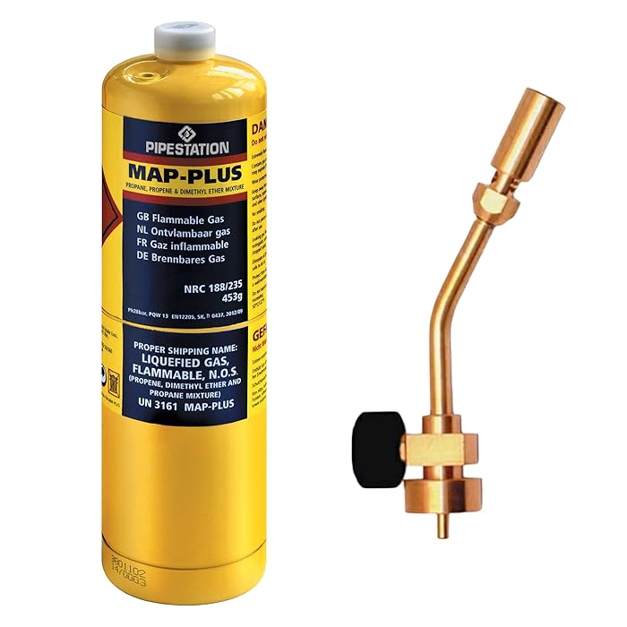 Buy Profire Gas Torch and 1x Mapp Gas Canister, Map Pro Plus Disposable