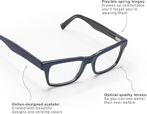 Miniatura 3 de eyebobs Gafas Fare N Square Blue Light Gafas de lectura prémium para hombres y mujeres Gafas de computadora con bloqueo de luz azul