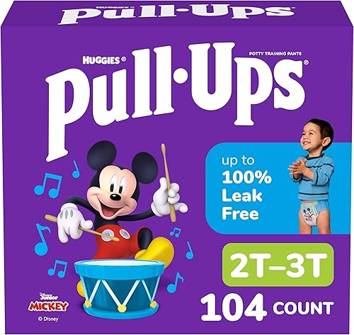 Miniatura 28 de Pull-Ups Pantalones de entrenamiento para niños, talla 2T-3T (16-34 libras), 124 unidades (4 paquetes de 31), el embalaje puede variar