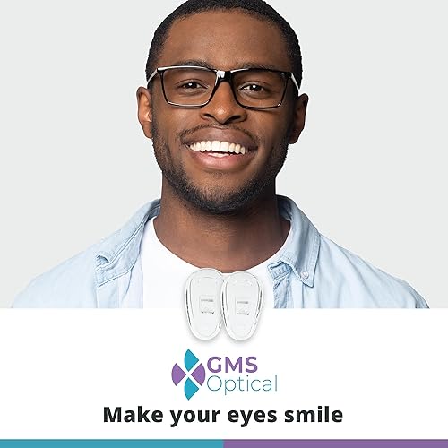 Miniatura 8 de GMS - Almohadillas de silicona para soporte de anteojos en la nariz con forma simétrica, 10, 2