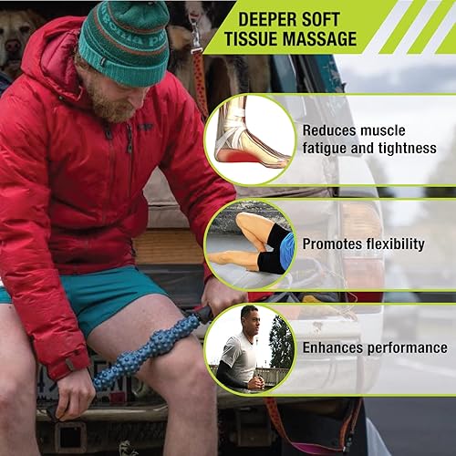 Miniatura 3 de Pro-Tec RM Extreme y Mini masajeador de rodillo contorneado azul acero, RM Extreme 21"