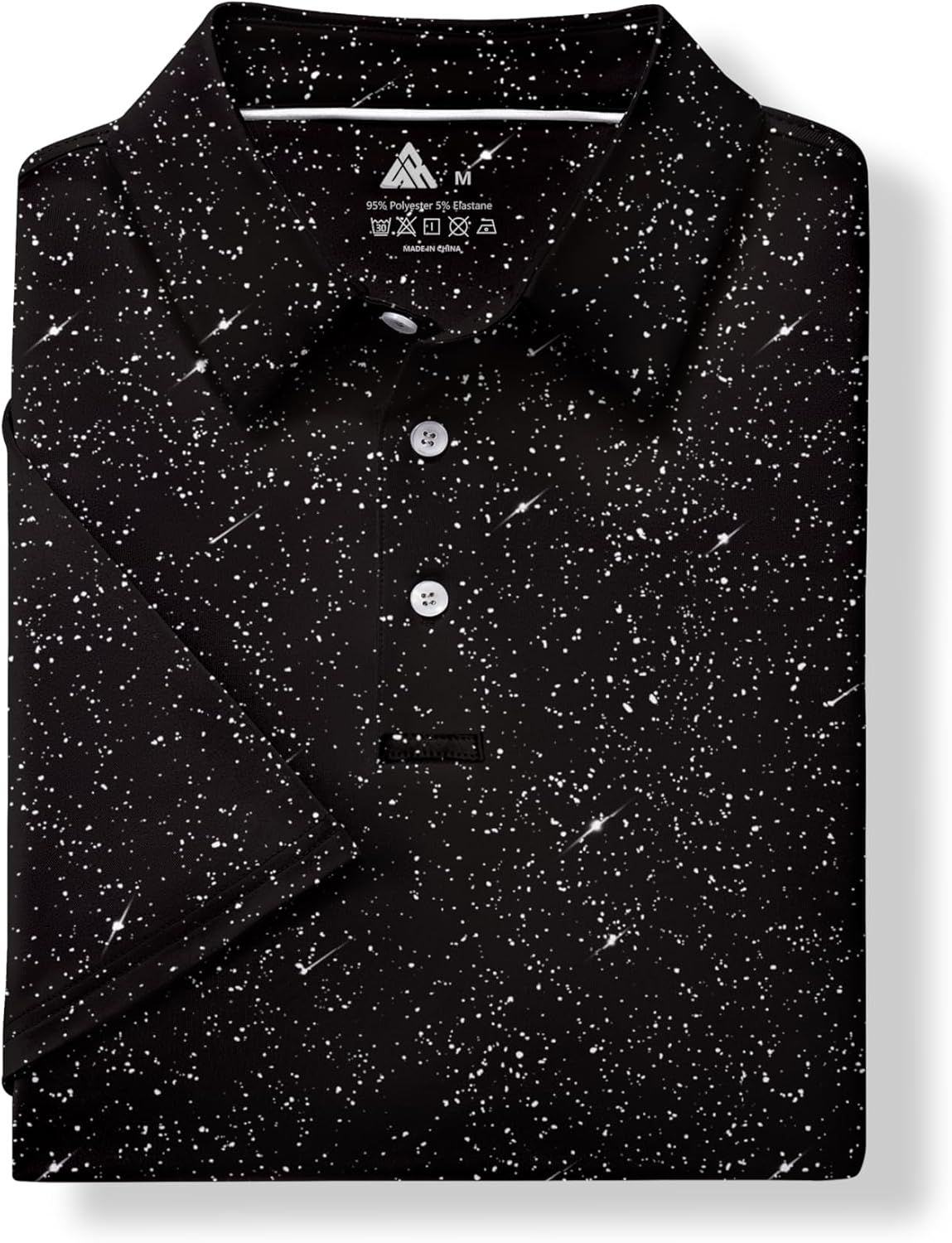 ZITY Mens Golf Shirt Short Sleeve Moisture Wicking Performance Daily Casual Print Patterns Collared Golf Polo Shirts for Men - Image 6