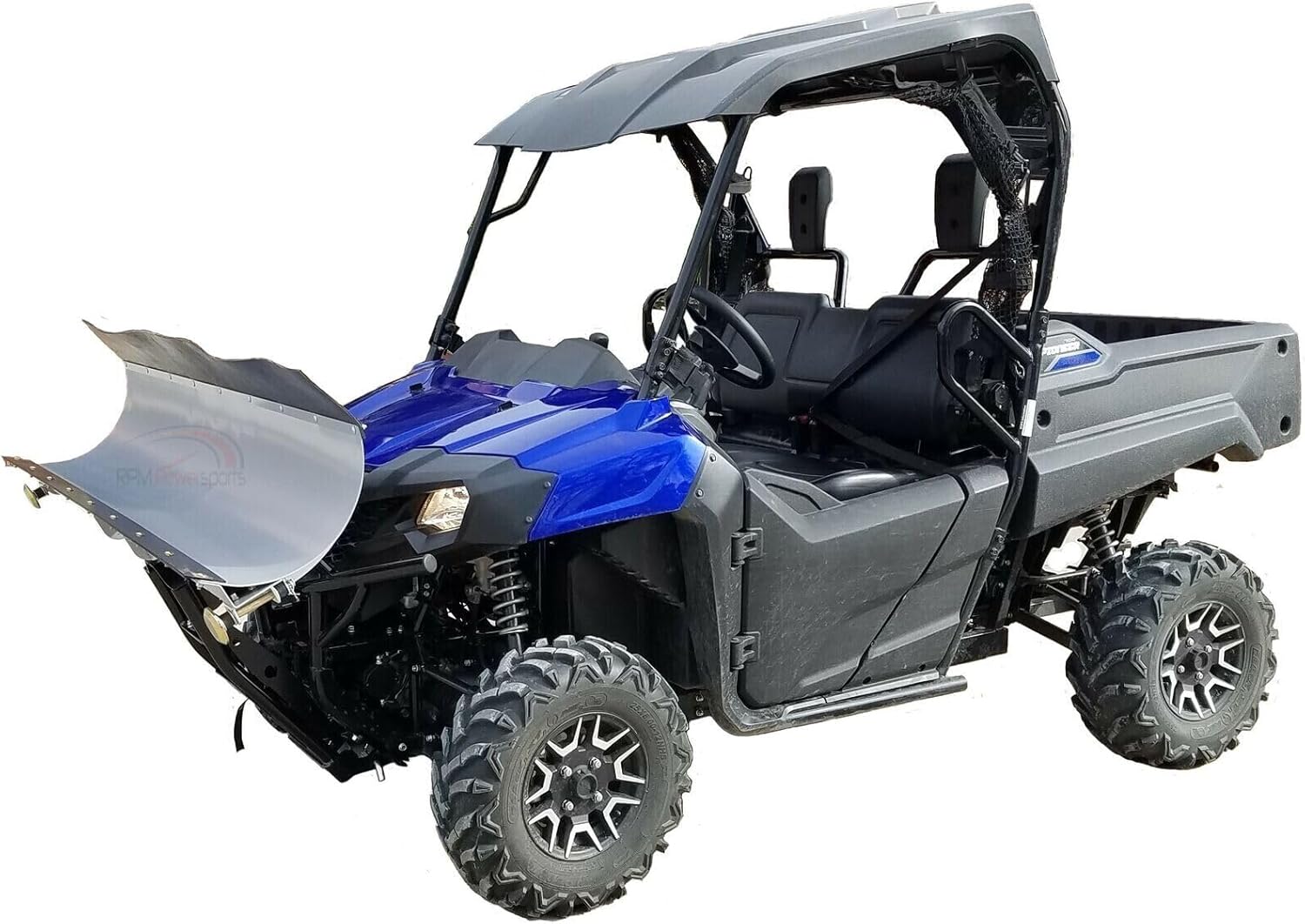 KFI UTV 72" Snow Plow Kit Combo: Front-Mount, Steel, Includes Brackets, Blades, Mounts, Fits Massimo MSU-500, MSU-700, Bighorn 500, 700, Coleman Outfitter 500, 700, Cub Cadet Challenger 500, 700, 750