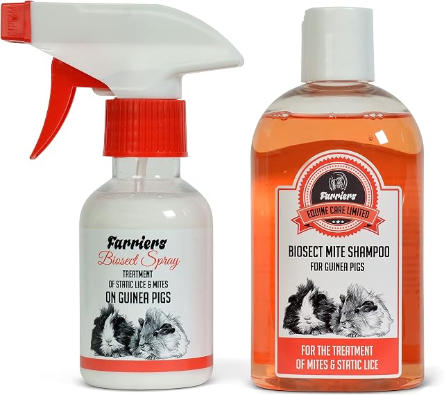 Farriers Biosect Mite Spray & Shampoo for Guinea Pigs (375ml)