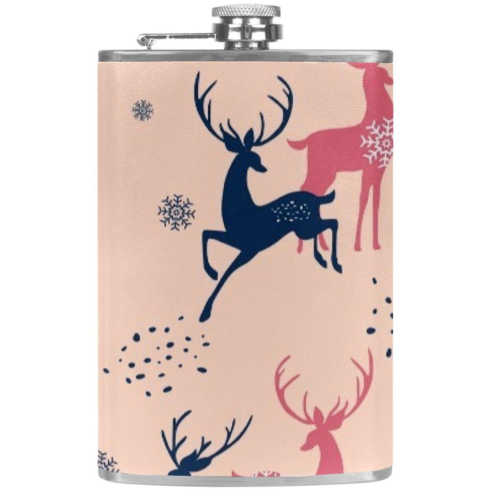 Flasque de poche de Noël anti-fuite avec entonnoir pratique