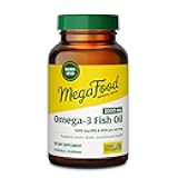 MegaFood 2000mg Fish Oil Omega 3 Supplements - Burp-Less & Lemon Oil Infused - Heart, Brain, Eye, Joint & Immune Support Supplement - 1200mg EPA & DHA Per Serving - 90 Softgels, 45 Servings