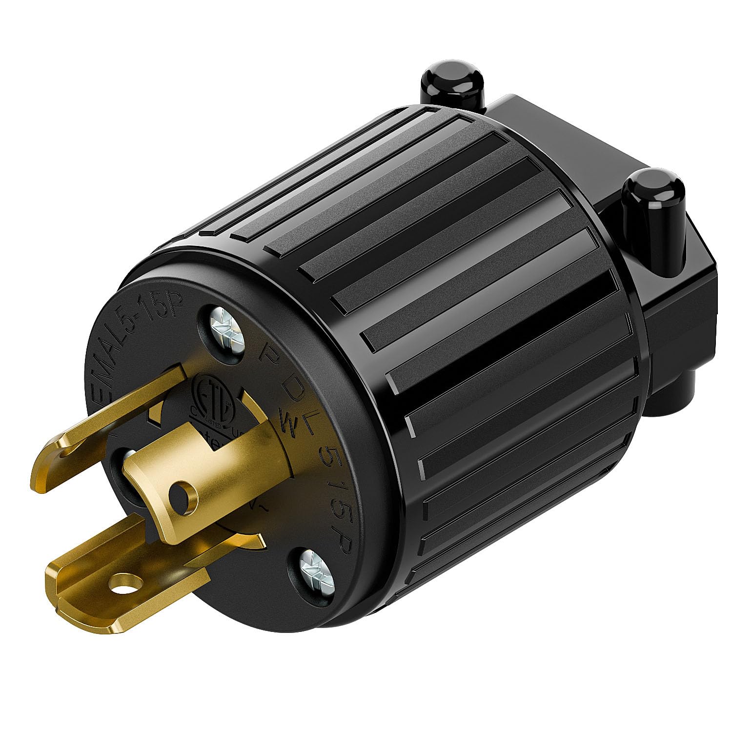 Amazon.co.jp: NEMA L5-15Pロックプラグ、ツイストロックオス15Amp 125