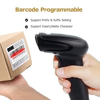 Wireless USB Barcode Scanner,Symcode Handheld Automatic CCD