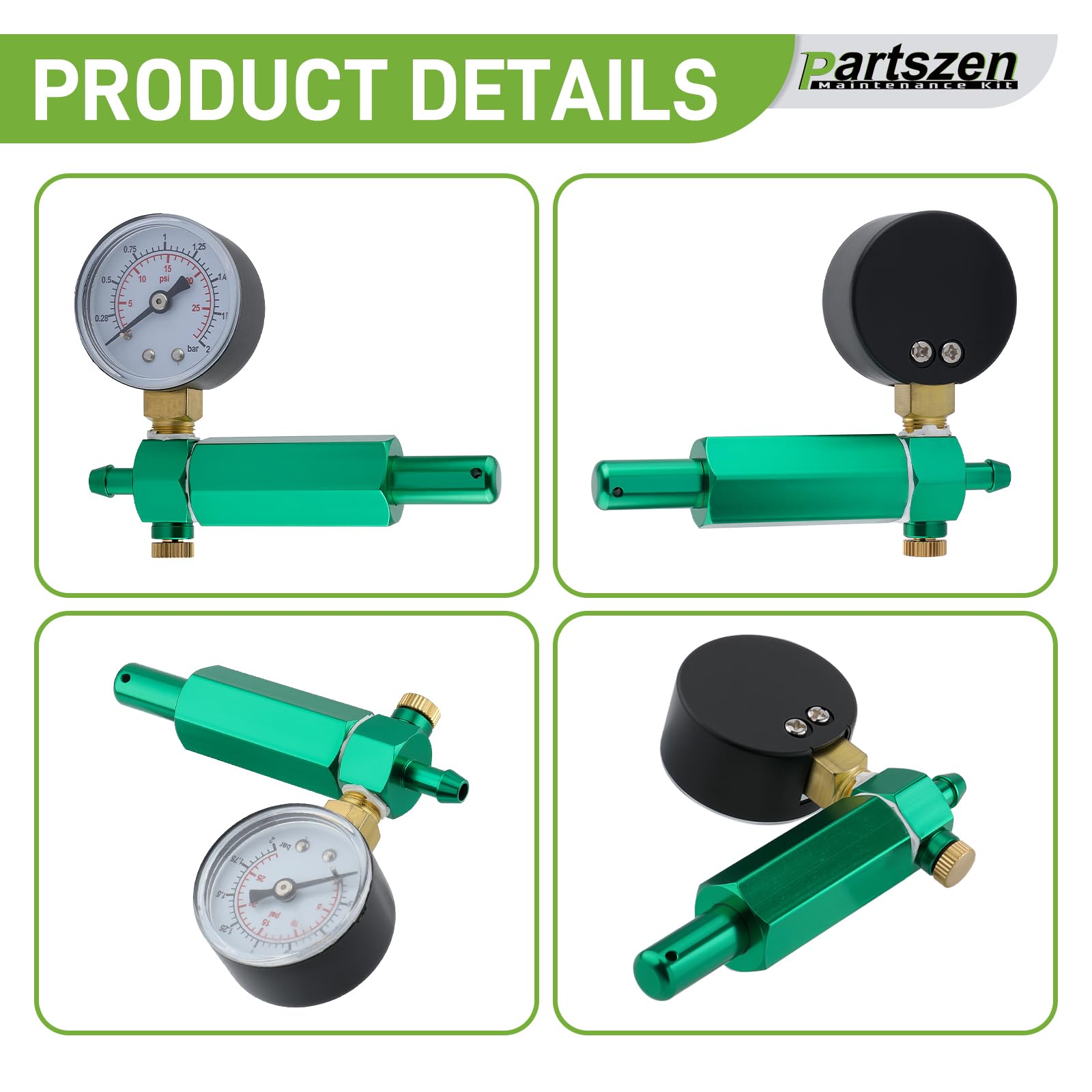 Detector de fugas de carburador para Walbro 57-21-1 Tillotson 243-504, sustituye a ZAMA ZPG-2 con herramientas de ajuste de palanca de medición, reemplaza a Walbro y Zama ZT-1 500-13
