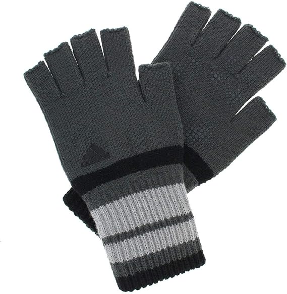 Amazon アディダス 人気ブランド メンズ ニット手袋 すべり止め付 指切り 指なし 軍手 スマホ 指紋認証対応 日本製 スポーツ サッカー 野球 冬 防寒 手袋 通販