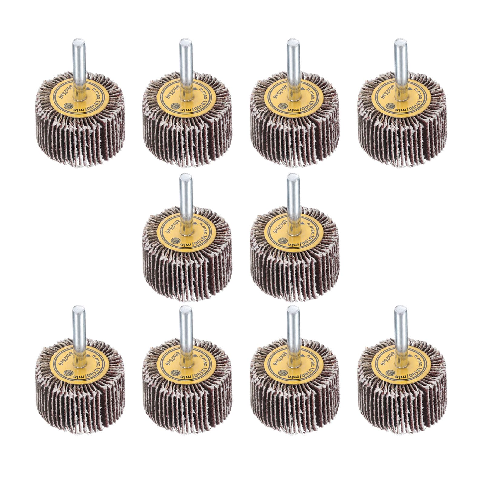 80 Grit Flap Wheels - Sanding Discs for Metal & Wood -1