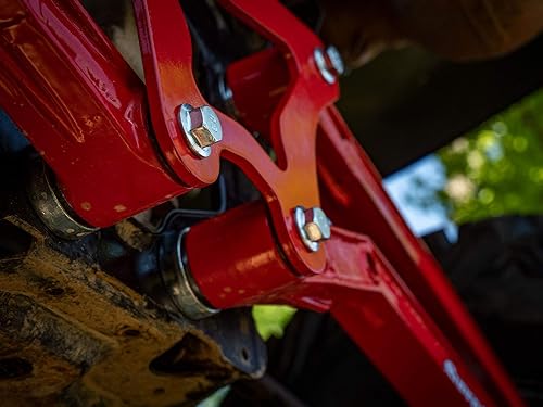 Miniatura 4 de SuperATV Brazosvarillas de radio trasero en caja de alta liquidación para Polaris RZR XP 900  XP 4 900 (2011-2014) - Rojo