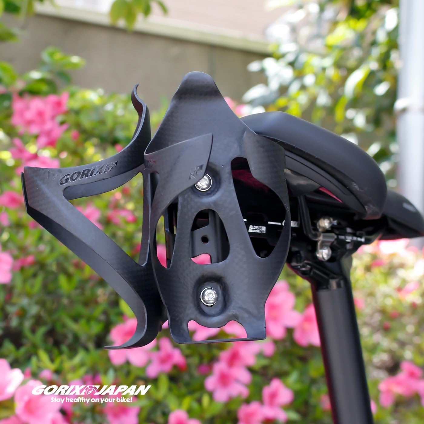 GORIX Bicycle Saddle Bottle Cage Additional Holder Adapter Mount Adjustable Mountain Road Bike (PLUS1)