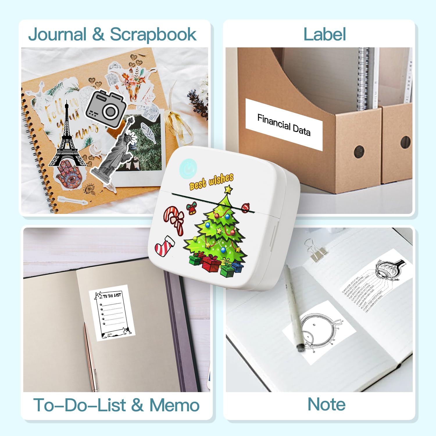 Print Pod Mini Mini Portable Sticker Printer - Bluetooth Thermal Pocket ...