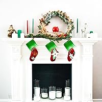 Vista 7 de Lusofie Tiras Precortadas de Tela de Piel Sintética Afelpada Lanuda 2x60 pulgadas Piel Verde Esponjosa Peluda para Manualidades para Árbol