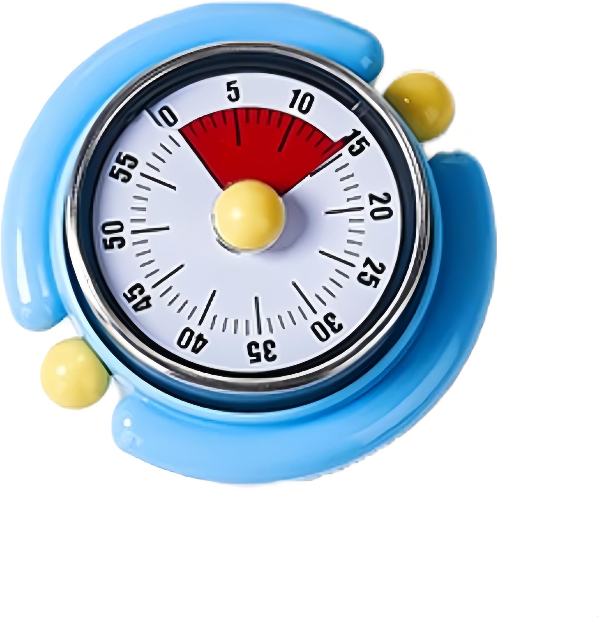 – Dopamine Kitchen Timer Mechanical - 60 Minute Visual Countdown Timer with Loud Alarm (75dB), Magnetic Backing, No Battery Needed, Colorful Easy Read Dial for Baking Cooking (Blue)