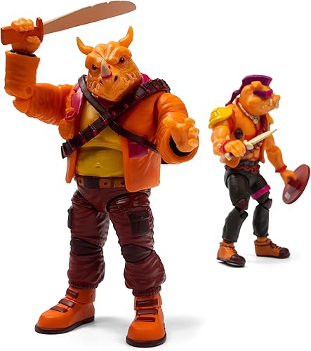 Miniatura 2 de TMNT BST AXN Bebop & Rocksteady Arcade Flashing 2-Pack