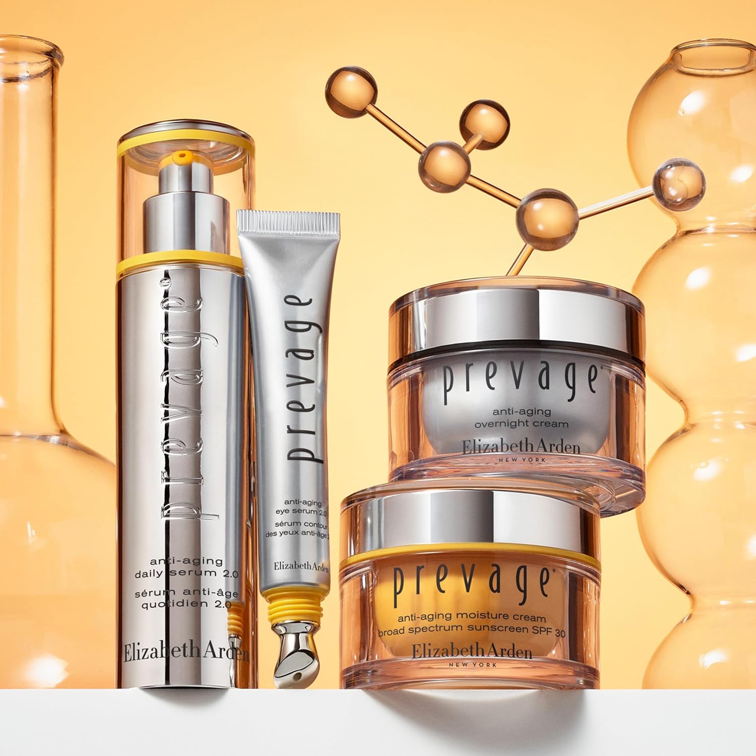 Elizabeth Arden PREVAGE® krem przeciwzmarszczkowy na noc, 50 ml, krem regenerujący i nawilżający, przeciwstarzeniowy, do pielęgnacji twarzy