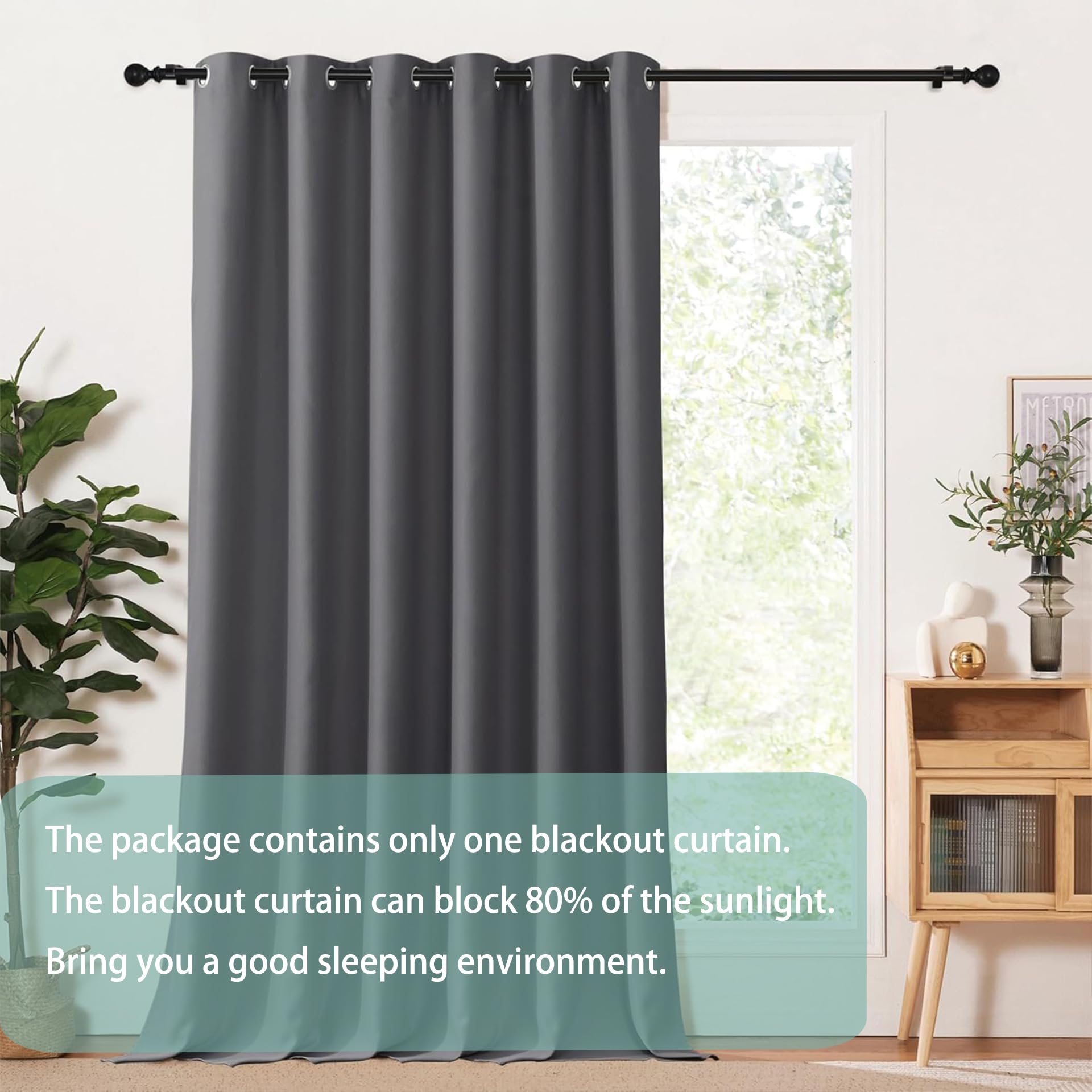Thermovorhang mit Ösen 1 Stück 120 x 210 cm Thermovorhang Hitzeschutz Schöner Weicher, Sichtschutz Größe Und Farbe Wählbar, Grau