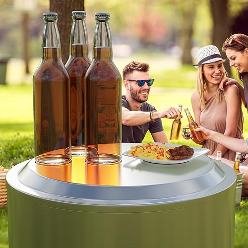 Miniatura 6 de Tapa de repuesto para hoguera para estufa individual, accesorios de hoguera de acero inoxidable 304 de 19.5 pulgadas, tapa de hoguera individual