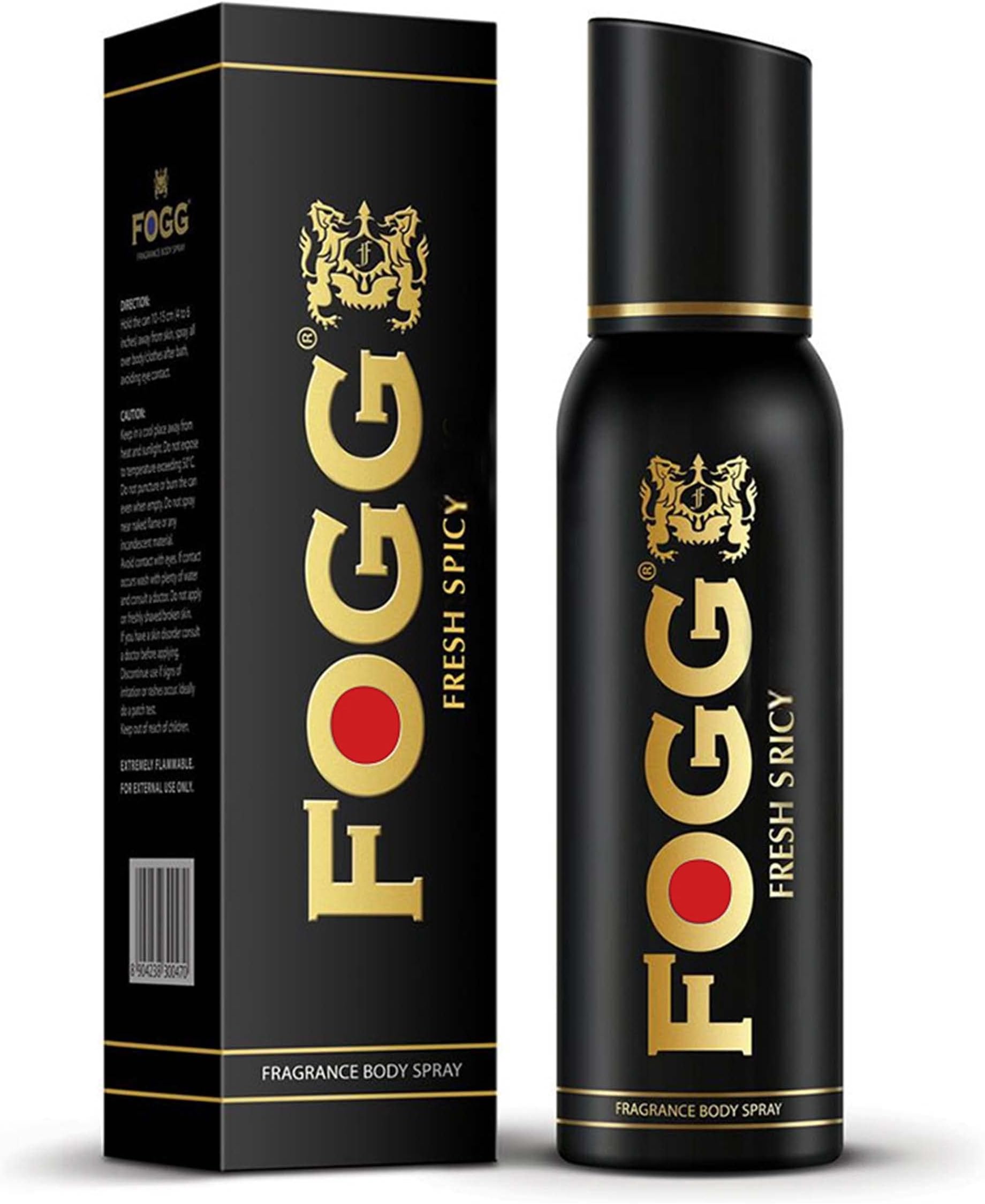 Fresh Deodorant Spicy Black Series for Men, 120ml by Fogg