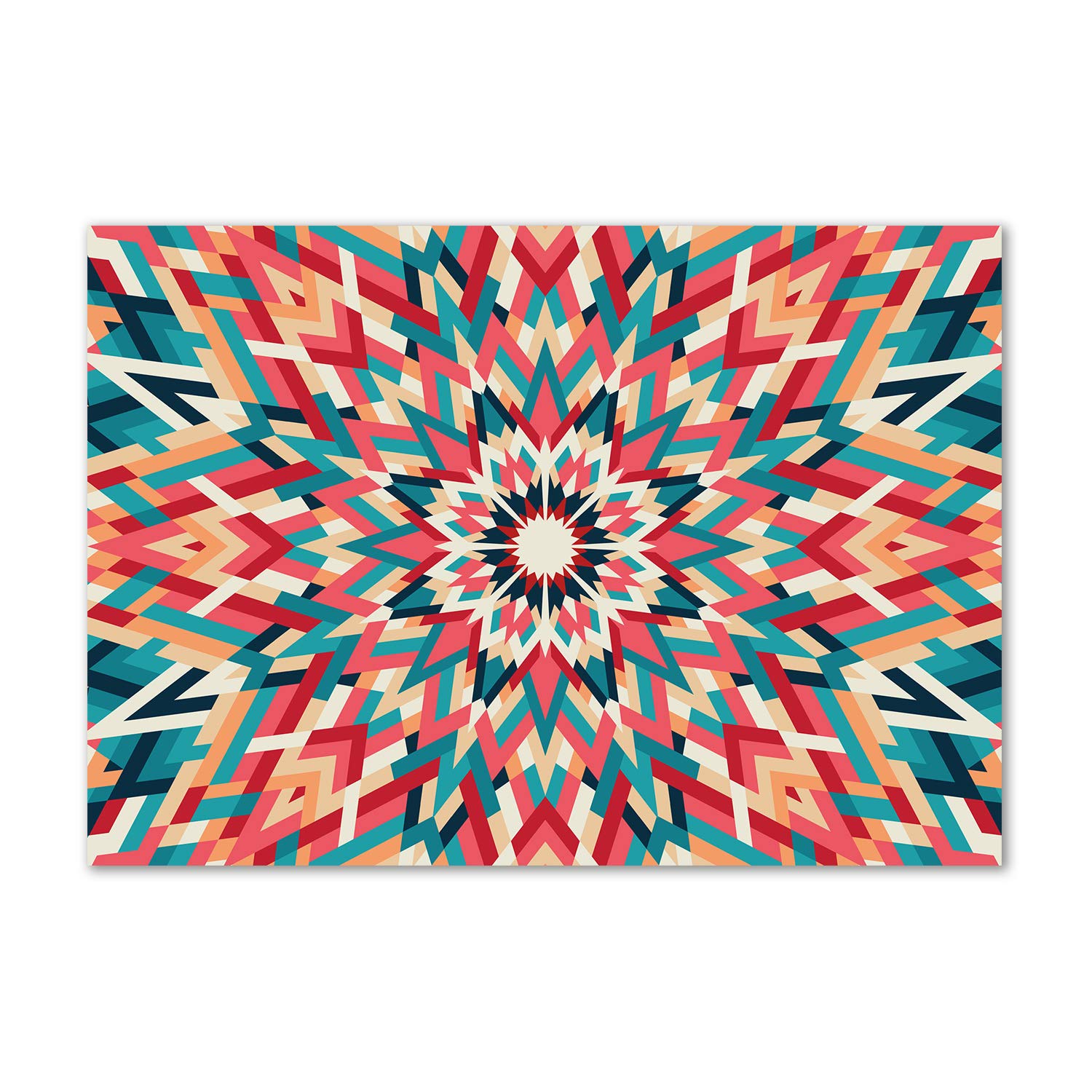 Déco murale acrylic glass Caleidoscopio Tulup avec tableau verre plastique